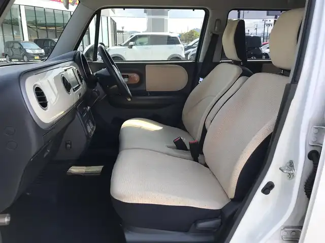 スズキ ラパン G 鳥取県 2013(平25)年 6.3万km パールホワイト 社外ナビ/ワンセグ/CD/プッシュエンジンスタート/ハロゲンヘッドライト/純正ホイールキャップ/アイドリングストップ/スマートキー/スペアキー/ドバイザー/フロアマット