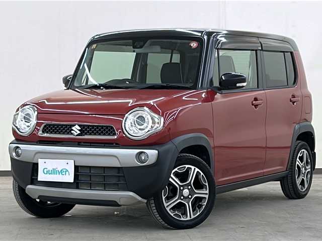 スズキ ハスラー X ターボ 道央・札幌 2014(平26)年 3.8万km フェニックスレッドパール/ブルーイッシュブラックパール /4WD//寒冷地仕様//衝突被害軽減システム//横滑り防止装置//ダウンヒルアシスト//オートエアコン//フォグライト//オートライト//シートヒーター（運転席）//ミラーヒーター//純正エンジンスターター//スペアキー1本