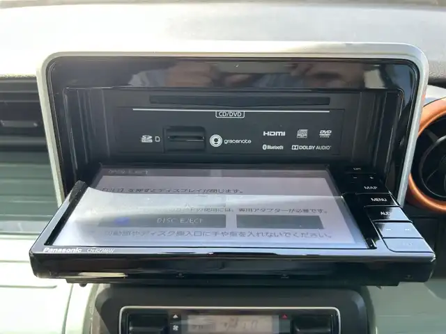 スズキ スペーシア ギア HYBRID XZ 愛媛県 2019(令1)年 2.8万km オフブルーメタリック/ガンメタリック2トーンルーフ 純正ナビ（Bluetooth/フルセグTV/DVD再生）/両側パワースライドドア/バックカメラ/ETC/前後ドライブレコーダー/シートヒーター/ドアハンドルプロテクター/純正フロアマット/ドアバイザー/ルーフレール/後方コーナーセンサー/LEDヘッドライト/フォグランプ
