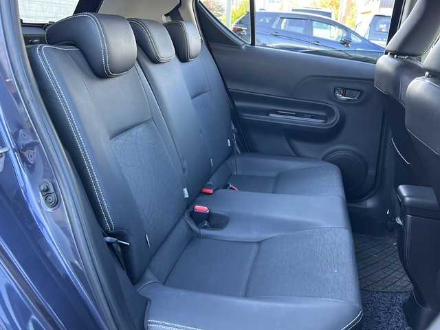 トヨタ アクア G ブラックソフトレザーセレ 長野県 2015(平27)年 8.6万km ダークバイオレットマイカメタリック ・クルーズコントロール/・社外ナビ/(Bluetooth/フルセグTV/CD/DVD)/・純正ビルトインETC/・純正フロアマット/・レザーシート/・シートヒーター(D+N席)/・社外15インチアルミホイール/・オートライト/・取扱説明書/・保証書/・スペアキー