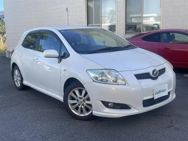 トヨタ オーリス 180G Sパッケージ 静岡県 2006(平18)年 6.4万km ホワイトパールクリスタルシャイン 社外ナビ/フルセグTV/DVD/CD/バックカメラ/ETC/HIDヘッドライト/純正16インチAW/スマートキー×2/保証書/取扱説明書/ナビ取扱説明書/H21/23/24/26/27/28/29/30/　　R1/3/5点検記録簿有