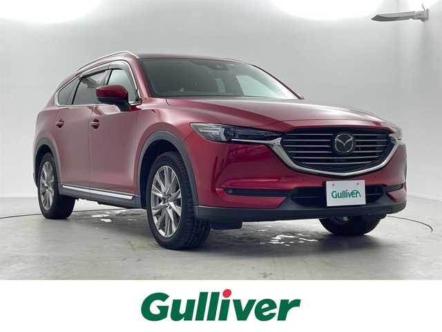 マツダ ＣＸ－８ XD プロアクティブ Sパッケージ 群馬県 2020(令2)年 3.3万km ソウルレッドクリスタルM 純正メーカーオプションナビ/（FM・AM・フルセグTV・AUX・Bluetooth）/パノラマビューモニター/スペアキー/レザーシート（前両席）/シートヒーター（前両席）/ベンチレーション（前両席）/ハンドルヒーター/ステアリングリモコン/パワーバックドア/ヘッドアップディスプレイ/ブラインドスポットモニター/社外ETC/社外ドライブレコーダー（前後）/型番：CS-91F1T/純正フロアマット/純正アルミホイール/LEDヘッドライト/フロントフォグ/前後コーナーセンサー