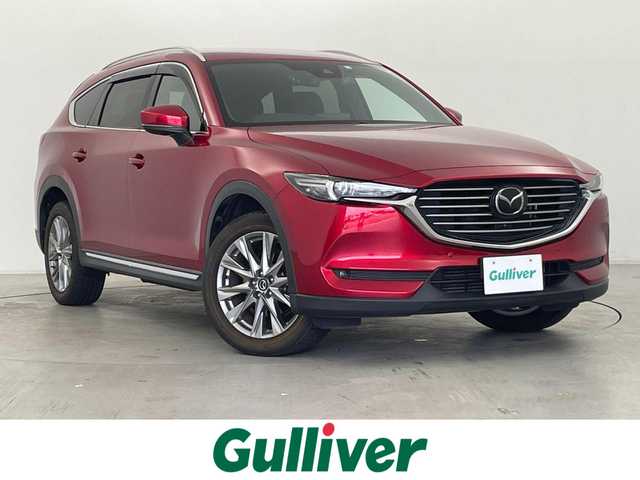 マツダ ＣＸ－８ XD プロアクティブ Sパッケージ 群馬県 2020(令2)年 3.3万km ソウルレッドクリスタルM マツダコネクト8インチナビ/・AM/FM/CD/DVD/フルセグTV/・Bluetooth/AppleCarPlay/AndroidAuto/360度ビューモニター/ブラック本革シート/・前席パワーシート/シートヒーター/シートベンチレーション/・2列目左右シートヒーター/ステアリングヒーター/アドバンスドスマートシティブレーキサポート/スマートブレーキサポート/レーンキープアシストシステム/レーダークルーズコントロール/ブラインドスポットモニタリング/アダプティブLEDヘッドランプ/前後ドライブレコーダー/ルーフレール