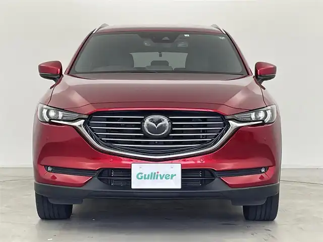 マツダ ＣＸ－８ XD プロアクティブ Sパッケージ 群馬県 2020(令2)年 3.3万km ソウルレッドクリスタルM マツダコネクト8インチナビ/・AM/FM/CD/DVD/フルセグTV/・Bluetooth/AppleCarPlay/AndroidAuto/360度ビューモニター/ブラック本革シート/・前席パワーシート/シートヒーター/シートベンチレーション/・2列目左右シートヒーター/ステアリングヒーター/アドバンスドスマートシティブレーキサポート/スマートブレーキサポート/レーンキープアシストシステム/レーダークルーズコントロール/ブラインドスポットモニタリング/アダプティブLEDヘッドランプ/前後ドライブレコーダー/ルーフレール