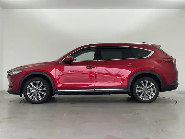 マツダ ＣＸ－８ XD プロアクティブ Sパッケージ 群馬県 2020(令2)年 3.3万km ソウルレッドクリスタルM マツダコネクト8インチナビ/・AM/FM/CD/DVD/フルセグTV/・Bluetooth/AppleCarPlay/AndroidAuto/360度ビューモニター/ブラック本革シート/・前席パワーシート/シートヒーター/シートベンチレーション/・2列目左右シートヒーター/ステアリングヒーター/アドバンスドスマートシティブレーキサポート/スマートブレーキサポート/レーンキープアシストシステム/レーダークルーズコントロール/ブラインドスポットモニタリング/アダプティブLEDヘッドランプ/前後ドライブレコーダー/ルーフレール