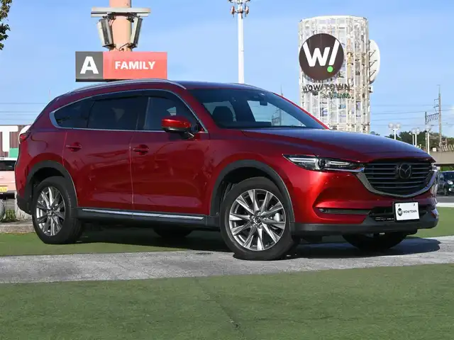 マツダ ＣＸ－８ XD プロアクティブ Sパッケージ 千葉県 2020(令2)年 3.3万km ソウルレッドクリスタルM 225/55R19/マツダコネクト8インチナビ/・AM/FM/CD/DVD/フルセグTV/・Bluetooth/AppleCarPlay/AndroidAuto/360度ビューモニター/ブラック本革シート/・前席パワーシート/シートヒーター/シートベンチレーション/・2列目左右シートヒーター/ステアリングヒーター/アドバンスドスマートシティブレーキサポート/スマートブレーキサポート/レーンキープアシストシステム/レーダークルーズコントロール/ブラインドスポットモニタリング/アダプティブLEDヘッドランプ/前後ドライブレコーダー/ルーフレール