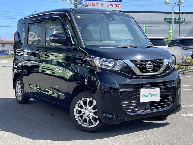 日産 ルークス X 道央・札幌 2020(令2)年 3.8万km シャーベットシルバーM/パープリッシュシルバーM ４WD/社外ディスプレイオーディオ/全周囲カメラ/プッシュスタート/ウィンカーミラー/ドアバイザー/両側パワースライドドア/ETC/リアサンシェード/シートバックテーブル/リアクーラー/純正フロアマット/オートライト/シートヒーター/ドライブレコーダー/アイドリングストップ/盗難防止装置/積込冬タイヤ/　(155/65R14)