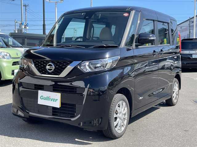 日産 ルークス X 道央・札幌 2020(令2)年 3.8万km シャーベットシルバーM/パープリッシュシルバーM ４WD/社外ディスプレイオーディオ/全周囲カメラ/プッシュスタート/ウィンカーミラー/ドアバイザー/両側パワースライドドア/ETC/リアサンシェード/シートバックテーブル/リアクーラー/純正フロアマット/オートライト/シートヒーター/ドライブレコーダー/アイドリングストップ/盗難防止装置/積込冬タイヤ/　(155/65R14)