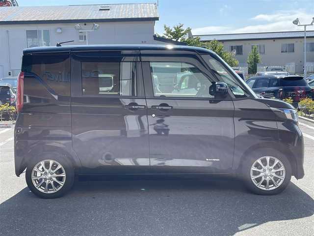 日産 ルークス X 道央・札幌 2020(令2)年 3.8万km シャーベットシルバーM/パープリッシュシルバーM ４WD/社外ディスプレイオーディオ/全周囲カメラ/プッシュスタート/ウィンカーミラー/ドアバイザー/両側パワースライドドア/ETC/リアサンシェード/シートバックテーブル/リアクーラー/純正フロアマット/オートライト/シートヒーター/ドライブレコーダー/アイドリングストップ/盗難防止装置/積込冬タイヤ/　(155/65R14)