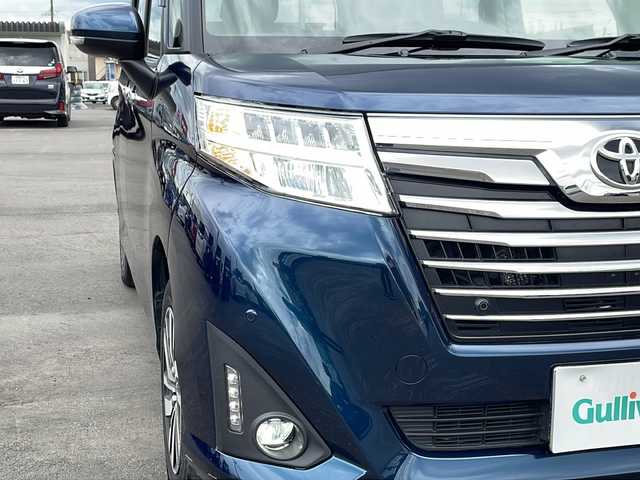 トヨタ ルーミー カスタムG 道北・旭川 2019(令1)年 3.1万km レーザーブルークリスタルシャイン ・４WD/・禁煙車/・寒冷地仕様/・ワンオーナー/・純正SDナビ/BT/CD/DVD/SD/フルセグ/・両側電動スライドドア/・前席シートヒーター/・バックカメラ/・前後コーナーセンサー/・前後ドライブレコーダー/・誤発進抑制機能/・車線逸脱警報機能/・クルーズコントロール/・オートマチックハイビーム/・オートライト/・リアヒーター/・ワイパーデアイサー/・電格ミラー/・プッシュスタート/・シートバックテーブル/・スペアキー1本/・保証書