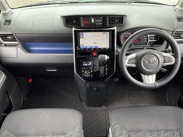 トヨタ ルーミー カスタムG 福井県 2019(令1)年 3.1万km レーザーブルークリスタルシャイン ・４WD/・禁煙車/・寒冷地仕様/・ワンオーナー/・純正SDナビ/BT/CD/DVD/SD/フルセグ/・両側電動スライドドア/・前席シートヒーター/・バックカメラ/・前後コーナーセンサー/・前後ドライブレコーダー/・誤発進抑制機能/・車線逸脱警報機能/・クルーズコントロール/・オートマチックハイビーム/・オートライト/・リアヒーター/・ワイパーデアイサー/・電格ミラー/・プッシュスタート/・シートバックテーブル/・スペアキー1本/・保証書