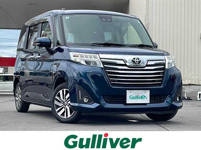 トヨタ ルーミー カスタムG 福井県 2019(令1)年 3.1万km レーザーブルークリスタルシャイン ・４WD/・禁煙車/・寒冷地仕様/・ワンオーナー/・純正SDナビ/BT/CD/DVD/SD/フルセグ/・両側電動スライドドア/・前席シートヒーター/・バックカメラ/・前後コーナーセンサー/・前後ドライブレコーダー/・誤発進抑制機能/・車線逸脱警報機能/・クルーズコントロール/・オートマチックハイビーム/・オートライト/・リアヒーター/・ワイパーデアイサー/・電格ミラー/・プッシュスタート/・シートバックテーブル/・スペアキー1本/・保証書