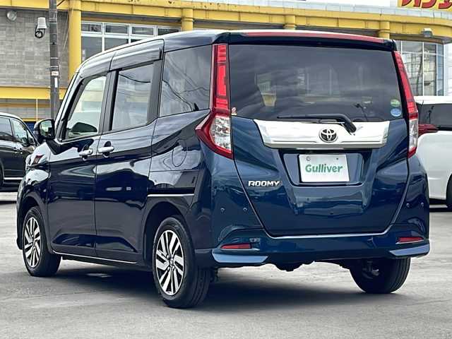 トヨタ ルーミー カスタムG 福井県 2019(令1)年 3.1万km レーザーブルークリスタルシャイン ・４WD/・禁煙車/・寒冷地仕様/・ワンオーナー/・純正SDナビ/BT/CD/DVD/SD/フルセグ/・両側電動スライドドア/・前席シートヒーター/・バックカメラ/・前後コーナーセンサー/・前後ドライブレコーダー/・誤発進抑制機能/・車線逸脱警報機能/・クルーズコントロール/・オートマチックハイビーム/・オートライト/・リアヒーター/・ワイパーデアイサー/・電格ミラー/・プッシュスタート/・シートバックテーブル/・スペアキー1本/・保証書