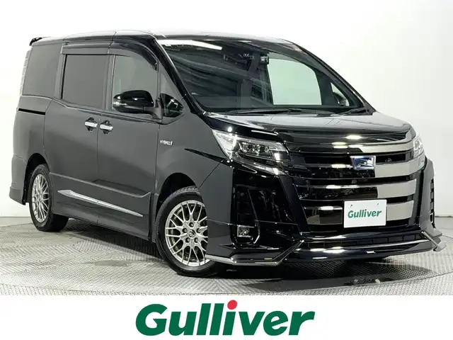 トヨタ ノア ハイブリッド Si ダブルバイビーⅡ 大阪府 2020(令2)年 6.2万km ブラック モデリスタエアロ 純正10incナビTV バックカメラ フリップダウンモニター ハーフレザー シートヒーター クルーズコントロール 衝突軽減B レーンアシスト 両側パワースライドドア 前後ドライブレコーダー ETC2.0