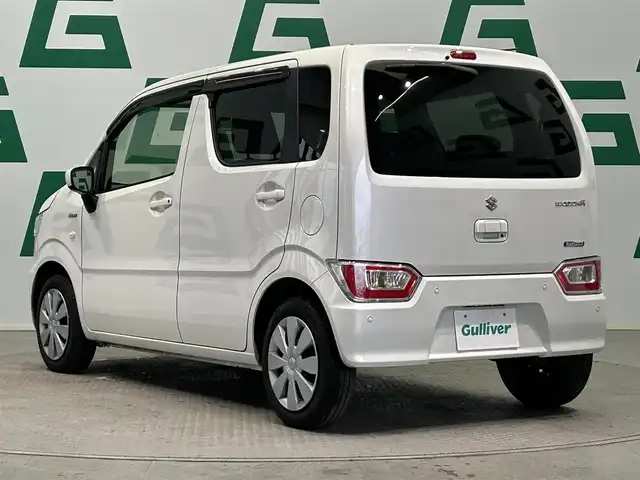 スズキ ワゴンＲ HYBRID FX 鹿児島県 2022(令4)年 1.2万km ピュアホワイトP 禁煙車/スズキセーフティサポート/　・衝突被害軽減ブレーキ/　・誤発進抑制機能/　・車線逸脱抑制機能/　・標識認識機能/　・先行車・信号検知機能/運転席シートヒーター/オーディオ/フロアマット/プッシュスタート/アイドリングストップ/スマートキー