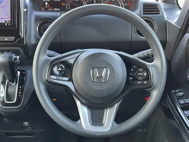 ホンダ Ｎ ＢＯＸ G L ホンダセンシング 岡山県 2019(令1)年 5.5万km ルナシルバーM 社外メモリナビ　AVIC-RZ402/Bluetooth、CD、DVD、AM、FM、AUX/バックカメラ/ETC/前席シートヒーター/片側パワースライドドア/USB充電ポート/オートライト/レーダークルーズコントロール/ホンダセンシング/ロールサンシェード/スマートキー/プッシュスタート