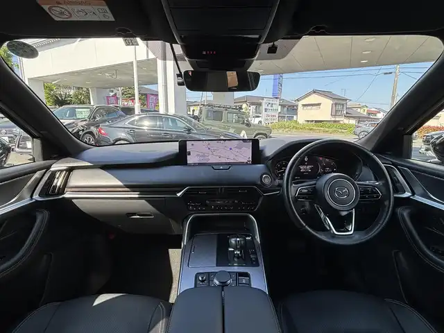マツダ ＣＸ－６０ XD HV エクスクルーシブスポーツ 熊本県 2022(令4)年 3.2万km マシーングレープレミアムM ワンオーナー/BOSEプレミアムサウンド/ナビ機能付き純正ディスプレイオーディオ/【フルセグTV/Bluetooth/USB]/全周囲モニター/バックカメラ/ヘットアップディスプレイ/衝突軽減システム/レーダークルーズコントロール/レーンキープアシスト/ダウンヒルアシストコントロール/コーナーセンサー/レザーシート/前席パワーシート/前席シートヒーター/前席エアシート/電動リアゲート/純正20インチアルミホイール/オートLEDライト/オートマチックハイビーム/ビルトインETC/ドライブレコーダー/AC100V充電/横滑り防止装置/盗難防止装置/3列シート/純正フロアマット/ダブル＋サイドエアバック/プッシュスタート/スマートキー/スペアキー/取扱説明書/保証書