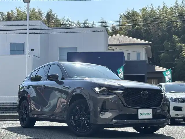 マツダ ＣＸ－６０ XD HV エクスクルーシブスポーツ 熊本県 2022(令4)年 3.2万km マシーングレープレミアムM ワンオーナー/BOSEプレミアムサウンド/ナビ機能付き純正ディスプレイオーディオ/【フルセグTV/Bluetooth/USB]/全周囲モニター/バックカメラ/ヘットアップディスプレイ/衝突軽減システム/レーダークルーズコントロール/レーンキープアシスト/ダウンヒルアシストコントロール/コーナーセンサー/レザーシート/前席パワーシート/前席シートヒーター/前席エアシート/電動リアゲート/純正20インチアルミホイール/オートLEDライト/オートマチックハイビーム/ビルトインETC/ドライブレコーダー/AC100V充電/横滑り防止装置/盗難防止装置/3列シート/純正フロアマット/ダブル＋サイドエアバック/プッシュスタート/スマートキー/スペアキー/取扱説明書/保証書