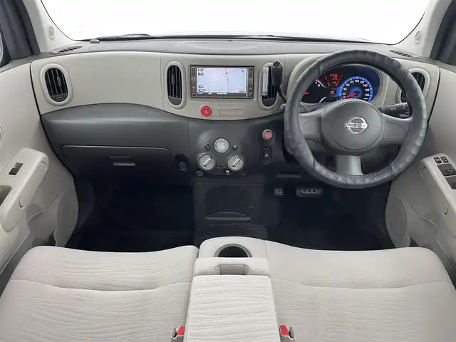 日産 キューブ 15X Mセレクション 富山県 2011(平23)年 2.5万km サファイアブラック 純正HDDナビ/フルセグ/バックカメラ/ETC/スマートキー/プッシュスタート/純正フロアマット