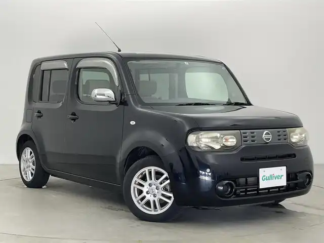 日産 キューブ 15X Mセレクション 富山県 2011(平23)年 2.5万km サファイアブラック 純正HDDナビ/フルセグ/バックカメラ/ETC/スマートキー/プッシュスタート/純正フロアマット