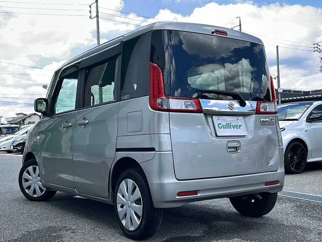 スズキ スペーシア G リミテッド 岐阜県 2016(平28)年 3.7万km スチールシルバーM 社外メモリナビ(MDV-4D58T)/【ワンセグTV/SD/CD/DVD/USB/iPod/Bluetooth】/片側パワースライドドア/衝突被害軽減システム/レーンキープアシスト/シートヒーター(D席)/横滑り防止装置/盗難防止装置/アイドリングストップ/プッシュスタート/スマートキー/スペアキー/純正フロアマット/ベンチシート/取扱説明書/保証書