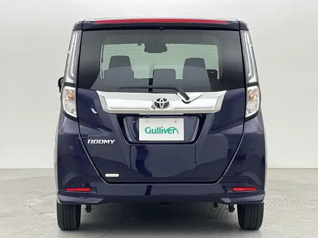トヨタ ルーミー カスタムG 新潟県 2021(令3)年 2.5万km クールバイオレットクリスタルシャイン ４WD/スマートアシスト/両側パワースライドドア/レーダークルーズコントロール/HIDオートライト/純正14インチアルミホイール付/アイドリングストップ/電動格納ミラー/電動パーキングブレーキ/オートブレーキホールド/スペアキー/スマートキー