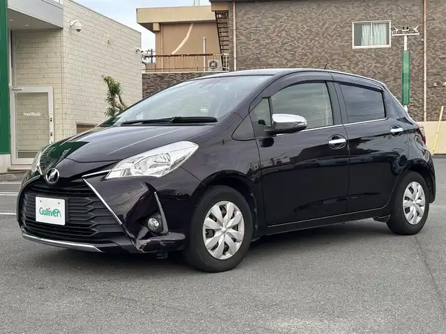 トヨタ ヴィッツ ジュエラ 静岡県 2017(平29)年 5.3万km ボルドーマイカメタリック パワーステアリング/パワーウィンドウ/アイドリングストップ/オートエアコン/ETC/バックカメラ/SDナビ（CD/DVD/BT/フルセグ）/ドライブレコーダー前後/純正フロアマット/ABS/横滑り防止装置/レーンキープアシスト/オートライト/オートマチックハイビーム/Wエアバック/衝突軽減システム