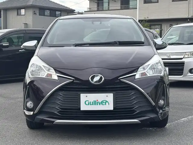 トヨタ ヴィッツ ジュエラ 静岡県 2017(平29)年 5.3万km ボルドーマイカメタリック パワーステアリング/パワーウィンドウ/アイドリングストップ/オートエアコン/ETC/バックカメラ/SDナビ（CD/DVD/BT/フルセグ）/ドライブレコーダー前後/純正フロアマット/ABS/横滑り防止装置/レーンキープアシスト/オートライト/オートマチックハイビーム/Wエアバック/衝突軽減システム