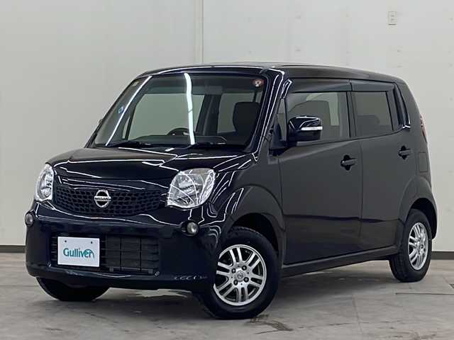日産 モコ X FOUR 道央・札幌 2012(平24)年 4.6万km ブルーイッシュブラック /4WD//純正ディスプレイオーディオ//寒冷地仕様//シートヒーター//オートエアコン//電動格納ミラー//プッシュスタート