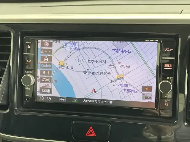日産 デイズ ルークス ハイウェイスター Xターボ 大分県 2019(平31)年 3万km スパークリングレッドM 純正７型ナビ　MM318D-W/(CD/DVD/Ｂｌｕｅｔｏｏｔｈ/SD/USB/フルセグTV)/全周囲カメラ/純正ドライブレコーダー　DJ4D/エマージェンシーブレーキ/踏み間違い衝突防止アシスト/アイドリングストップ/片側パワースライド/オートマチックハイビーム/ＥＴＣ/インテリジェントキー2本/純正フロアマット/電動格納ウィンカーミラー/フォグランプ/シートリフター/後席サーキュレーター