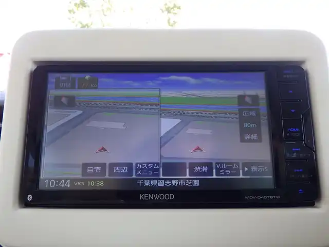 スズキ ラパン モード 千葉県 2019(令1)年 3.4万km ノクターンブルーパール デュアルセンサーブレーキサポート/社外メモリーナビ/ワンセグTV/【DVD/CD再生機能　Bluetooth接続】/全方位モニター/前席シートヒーター/革巻きステアリング/ETC/HIDヘッドライト/リアコーナーセンサー/携帯リモコン