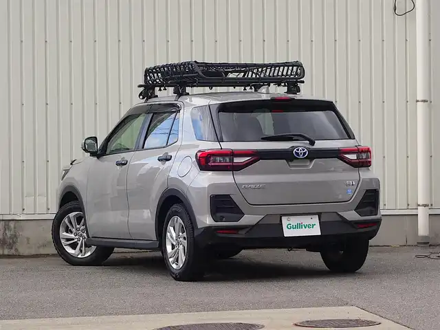 トヨタ ライズ G 山形県 2024(令6)年 0.8万km スムースグレーマイカメタリック 衝突軽減/ワンオーナー/ルーフキャリア/バグガード/Androidナビ/　　【BT フルセグ USB】/全周囲カメラ/LEDオートライト/純正16インチアルミホイール/ドライブレコーダー/コーナーセンサー/アイドリングストップ/ステアリングスイッチ/電動格納ウィンカーミラー/スマートキー/ETC/積込タイヤ/　　【195/65/R16 ノーマル ’24 社外アルミ】
