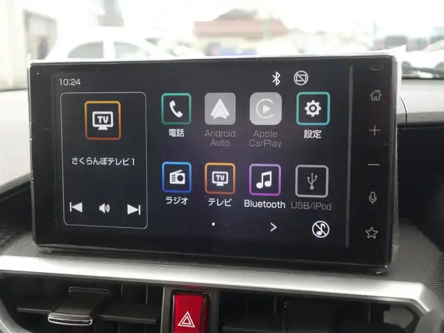 トヨタ ライズ G 山形県 2024(令6)年 0.8万km スムースグレーマイカメタリック 衝突軽減/ワンオーナー/ルーフキャリア/バグガード/Androidナビ/　　【BT フルセグ USB】/全周囲カメラ/LEDオートライト/純正16インチアルミホイール/ドライブレコーダー/コーナーセンサー/アイドリングストップ/ステアリングスイッチ/電動格納ウィンカーミラー/スマートキー/ETC/積込タイヤ/　　【195/65/R16 ノーマル ’24 社外アルミ】