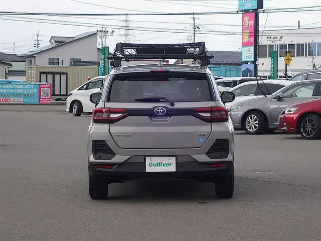 トヨタ ライズ G 山形県 2024(令6)年 0.8万km スムースグレーマイカメタリック 衝突軽減/ワンオーナー/ルーフキャリア/バグガード/Androidナビ/　　【BT フルセグ USB】/全周囲カメラ/LEDオートライト/純正16インチアルミホイール/ドライブレコーダー/コーナーセンサー/アイドリングストップ/ステアリングスイッチ/電動格納ウィンカーミラー/スマートキー/ETC/積込タイヤ/　　【195/65/R16 ノーマル ’24 社外アルミ】