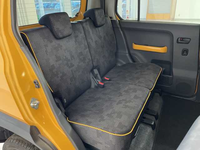 スズキ ハスラー J 新潟県 2019(平31)年 6.4万km アクティブイエロー/ホワイト2トーンルーフ 4WD/純正SDナビ(CN-RZ853)/CD/DVD/BT/フルセグテレビ/バックカメラ/衝突被害軽減ブレーキ/レーンキープアシスト/ベンチシート/シートヒーター/ミラーヒーター/ステアリングスイッチ/スマートキー/プッシュスタート/キセノンヘッドライト/オートライト/フォグランプ/純正15インチアルミホイール