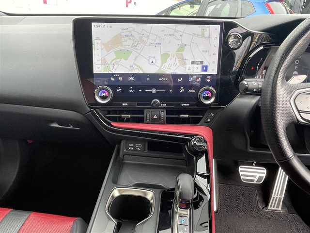 レクサス ＮＸ 350h Fスポーツ 神奈川県 2023(令5)年 3.4万km グラファイトブラックガラスフレーク 禁煙車/ワンオーナー/サンルーフ/前席パワーシート/赤黒コンビ本革シート/・シートヒーター/エアシート/純正ナビ/・フルセグTV/BT/Miracast/パノラミックビューモニター/前後ドライブレコーダー/ビルトインETC2.0/社外GPSレーダー/ヘッドアップディスプレイ/レクサスセーフティシステム/・リヤクロストラフィックアラート/・レーンディパーチャーアラート/・プリクラッシュセーフティ/・レーダークルーズコントロール/・ブラインドスポットモニター/・アダプティブハイビームシステム/・ロードサインアシスト/・ドライバー異常時対応システム/・プロアクティブドライビングアシスト/パワーバックドア/パドルシフト/ステアリングヒーター/純正20インチAW/LEDヘッドライト/フォグランプ/カードキー×1/スマートキー×2/純正フロアマット/保証書/取扱説明書