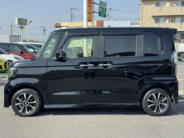 ホンダ Ｎ ＢＯＸ カスタム G L ホンダセンシング 千葉県 2020(令2)年 3.6万km クリスタルブラックパール ワンオーナー/プッシュスタート/Honda SENSING/レーンキープアシスト/クルーズコントロール/純正メモリーナビ/BT/AM/FM/CD/バックカメラ/LEDヘッドライト/ETC/シートヒーターD+N席/両側パワースライドドア/純正フロアマット/革巻きステアリング/純正14インチAW/保証書・取説