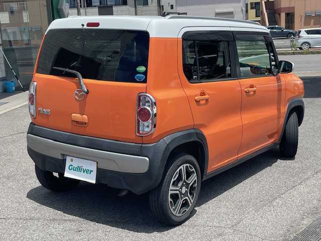 マツダ フレア クロスオーバー XT 愛知県 2014(平26)年 12.8万km パッションオレンジ ホワイト2トーン ワンオーナー/ディスプレイオーディオ/Bluetooth接続/ETCビルトイン/USB入力端子/バックカメラ/シートヒーター/衝突被害軽減システム/横滑り防止装置/ABS/アイドリングストップ/盗難防止装置/オートライト/純正アルミホイール/ベンチシート/フロアマット/電動格納式ミラー/スマートキー/スペアキー/保証書/プッシュスタート