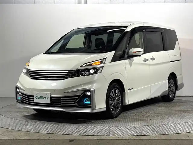 日産 セレナ ライダー 大阪府 2016(平28)年 4.7万km ブリリアントホワイトパール ProPILOT 純正9incナビTV 360カメラ 後席モニター デジタルインナーミラー 両側パワースライドドア シートヒーター 衝突軽減 レーダーC パークアシスト クリアランスソナー ドラレコ