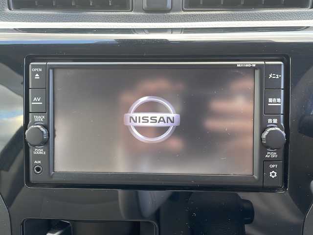 日産 デイズ S 岩手県 2018(平30)年 6.4万km ブラック 4WD/純正ナビ CD/SD/ラジオ/Bluetooth/フルセグテレビ /エマージェンシーブレーキ/横滑り防止機能/D席シートヒーター/社外14inアルミホイール/アイドリングストップ/ステアリングスイッチ/電動格納ミラー/ドアバイザー