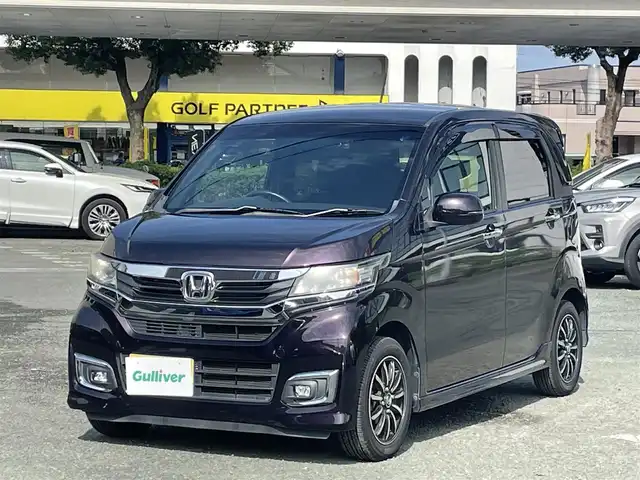 ホンダ Ｎ ＷＧＮ カスタム G Lパッケージ 熊本県 2017(平29)年 4.1万km プレミアムベルベットパープル・パール プッシュスタート/純正ナビ/（CD・DVD・フルセグTV・BTオーディオ・SD）/バックカメラ/ビルトインETC/ドライブレコーダー/純正14インチAW/クルーズコントロール/ハーフレザーシート/ディスチャージヘッドライト/オートライト/フォグライト/横滑り防止装置/ウィンカーミラー/純正フロアマット/純正ドアバイザー/新車保証書/取扱説明書/スマートスペアキー×1本
