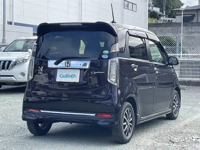 ホンダ Ｎ ＷＧＮ カスタム G Lパッケージ 熊本県 2017(平29)年 4.1万km プレミアムベルベットパープル・パール プッシュスタート/純正ナビ/（CD・DVD・フルセグTV・BTオーディオ・SD）/バックカメラ/ビルトインETC/ドライブレコーダー/純正14インチAW/クルーズコントロール/ハーフレザーシート/ディスチャージヘッドライト/オートライト/フォグライト/横滑り防止装置/ウィンカーミラー/純正フロアマット/純正ドアバイザー/新車保証書/取扱説明書/スマートスペアキー×1本