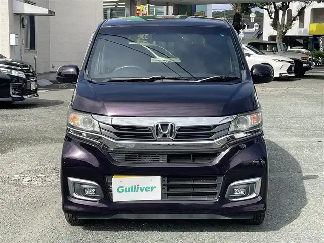 ホンダ Ｎ ＷＧＮ カスタム G Lパッケージ 熊本県 2017(平29)年 4.1万km プレミアムベルベットパープル・パール プッシュスタート/純正ナビ/（CD・DVD・フルセグTV・BTオーディオ・SD）/バックカメラ/ビルトインETC/ドライブレコーダー/純正14インチAW/クルーズコントロール/ハーフレザーシート/ディスチャージヘッドライト/オートライト/フォグライト/横滑り防止装置/ウィンカーミラー/純正フロアマット/純正ドアバイザー/新車保証書/取扱説明書/スマートスペアキー×1本