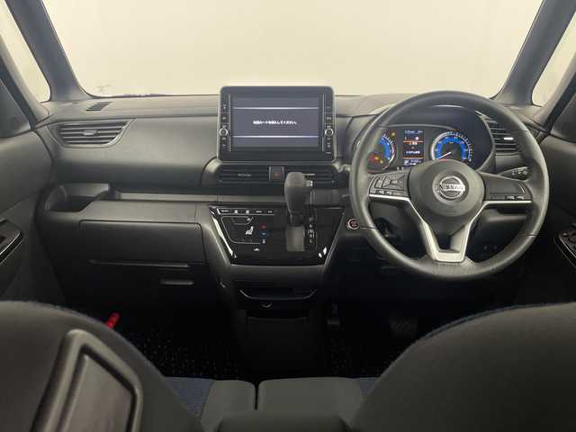 日産 ルークス ハイウェイスター Gターボ 埼玉県 2022(令4)年 2.2万km アメジストパープル 純正９インチナビ　/全方位カメラ/両側パワースライドドア/ドライブレコーダー/フルセグＴＶ　/Ｂｌｕｅｔｏｏｔｈ　/ビルトインETC/衝突軽減ブレーキ/盗難防止装置/ロールサンシェード/純正フロアマット/オートＬＥＤヘッドライト/フロントフォグランプ/プッシュスタート/スマートキー　/スペアキー　/純正15インチAW