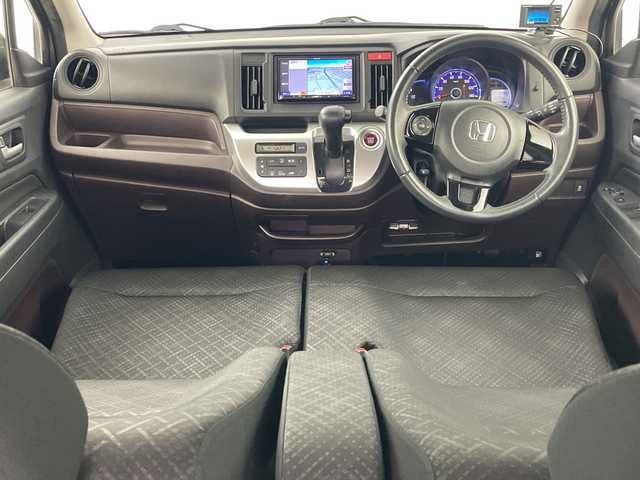 ホンダ Ｎ ＷＧＮ カスタム G 秋田県 2014(平26)年 9万km ポリッシュドメタルメタリック ・4WD/・社外ナビ/・CD&AM&FM&フルセグTV/・バックカメラ/・ETC/・ドアミラーヒーター/・社外ドライブレコーダー前後/・社外レーダー/・キセノンヘッドライト/・オートライト/・プッシュスタート/・スマートキー/・社外エンジンスターター/・積込夏タイヤ社外AW付