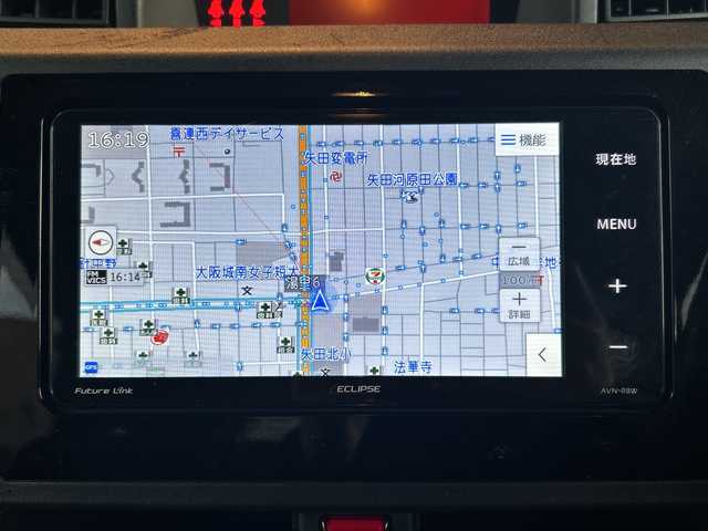 トヨタ ルーミー X 大阪府 2018(平30)年 4.2万km ブラックマイカメタリック 社外7インチナビ（AVN-R8W）/・AM/FM/フルセグ/BT/バックカメラ/片側パワースライドドア/前後ドライブレコーダー/オートライト/プッシュスタート/スマートキー/電動格納ミラー/ステアリングスイッチ/スペアキー/保証書