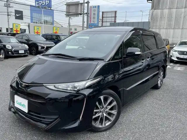 トヨタ エスティマ アエラス プレミアム 埼玉県 2018(平30)年 8.1万km ブラック 外部検査済み/後期モデル/OP純正10型ナビゲーション/OP純正12.1型後席モニター/フルセグTV/バックカメラ/セーフティセンス/レーダーブレーキサポート/両側電動スライドドア/純正18インチアルミホイール/プッシュスタート/オートハイビーム/スリップコントロール/全席オートパワーウインドウ/クルーズコントロール/7人乗りキャプテンシート/FRコーナーセンサー/FRドライブレコーダー/新車保証書/取扱説明書