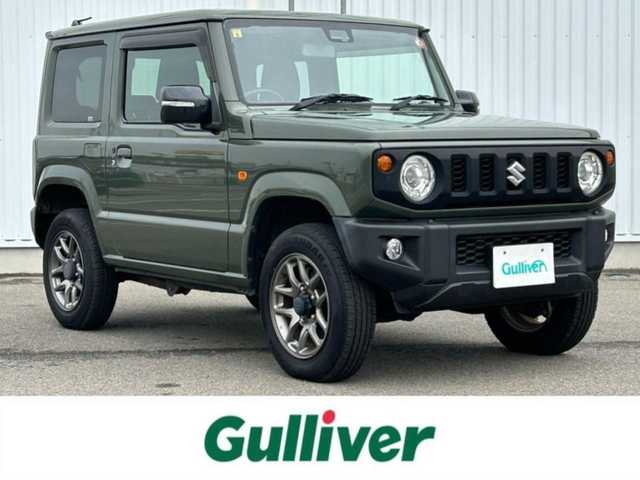 スズキ ジムニー XC 愛媛県 2020(令2)年 4.5万km ジャングルグリーン Stradaナビ　/バックカメラ　/クルーズコントロール　/車線逸脱防止装置　/衝突被害軽減システム　/ダウンヒルアシストコントロール　/D/N席シートヒーター/ヒートミラー/電格ミラー/ヘッドライトウォッシャー　/ドアバイザー　/LEDヘッドライト/シガーソケット/ISOFIX/4WD切替/現状サマー(純正AW)(175/80/R16)/YOKOHAMA GEOLANDAR CV G058