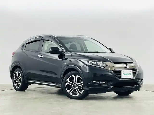 ホンダ ヴェゼル ハイブリッド Z ホンダセンシング 福島県 2016(平28)年 3.3万km クリスタルブラックパール 純正7インチナビ/CD/DVD/フルセグ/AM・FM/Bluetooth/純正エアロ/ホンダセンシング/ETC/寒冷地仕様/アイドリングストップ/追従型クルーズコントロール/レーンキープアシスト/D+N席シートヒーター/純正AW