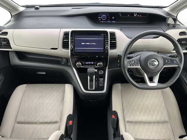 日産 セレナ ハイウェイスターVセレクションⅡ 宮城県 2019(令1)年 6.1万km ブリリアントホワイトパール 禁煙車/純正フリップダウンモニター/プロパイロット/アラウンドビューモニター/エマージェンシーブレーキ/車線逸脱警報/インテリジェントパーキングアシスト/両側パワースライドドア/純正9インチナビ/・BT.CD.DVD.SD/・フルセグTV/ETC/ドライブレコーダー（FR）/LEDヘッドライト/フォグライト/革巻きステアリング/ステアリングスイッチ/プッシュスタート/スマートキー×2/電動パーキングブレーキ/純正フロアマット/社外15インチAW/純正ドアバイザー/ロールサンシェード